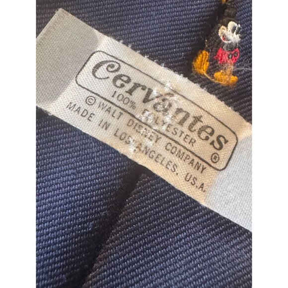 Vintage Disney Mickey Mouse Tie – Made in USA by Cervantes for Walt Disney Compa - Picture 4 of 7